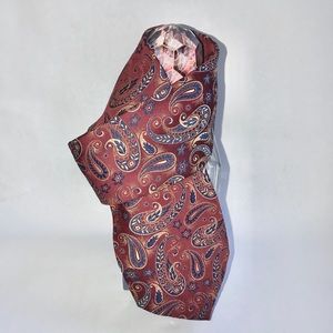 Dior Vintage Christian Dior Red Paisley Tie